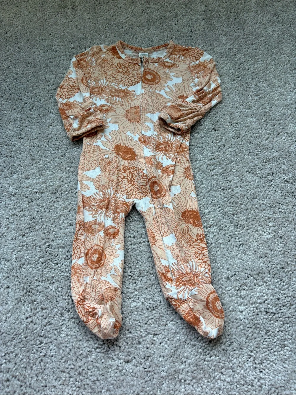 Kate Quinn Floral Zip-Front Romper